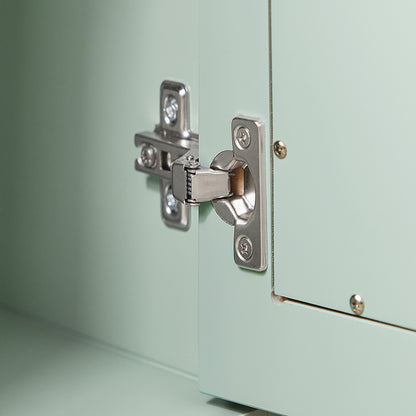 SoBuy | Druckertisch | Druckerständer | Schrank für Büro | Beistelltisch | Grün | FBT159-GR