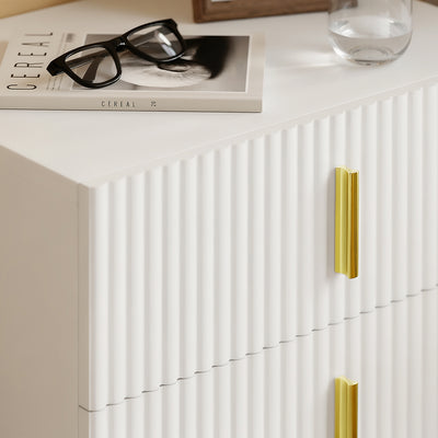 SoBuy Nachttisch hängend mit Sensorlicht und Schublade Weiß FBT177-E-W