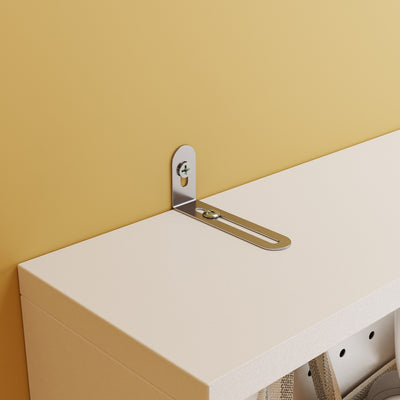 SoBuy | Wandgarderoben | Garderobenpaneel extrem schmal 12 cm tief | White | 70×12×190 cm | FHK39-W