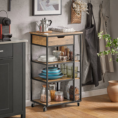 SoBuy | Servierwagen | Beistellwagen | Mehrzweckschrank | FKW99-N