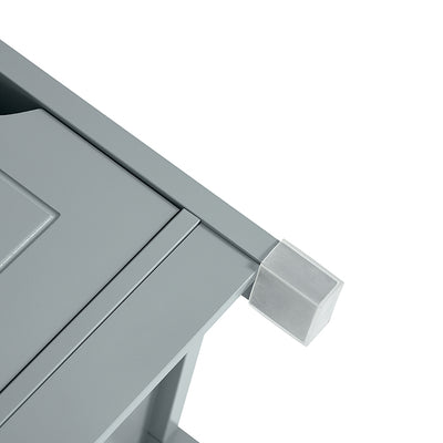 Vorverkauf | SoBuy | Waschbeckenunterschrank | Waschtisch | Badmöbel | Stahlgrau | FRG128-II-SG