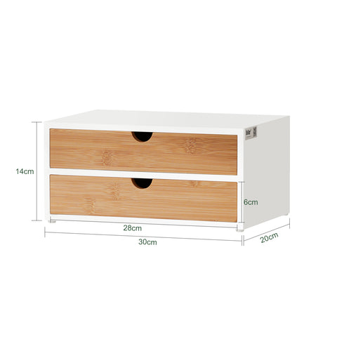 Sobuy | Kávová kapsle krabice | Úložný box | Schubladenbox Bamboo | FRG180 WN