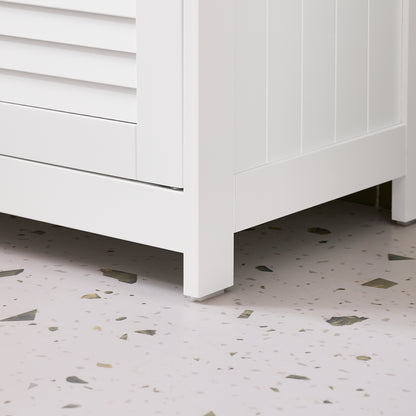 SoBuy | Waschbeckenunterschrank | Badschrank Unterschrank | Weißnatur | FRG237-WN