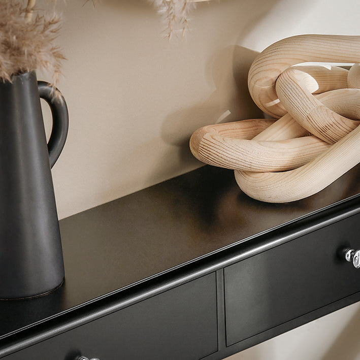 SoBuy | Schweberegal | Wandschublade | Hängeschrank | Wandregal | Schwarz | FRG43-L-SCH