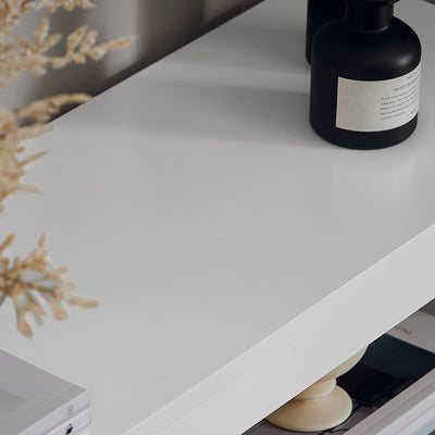 SoBuy | Schuhkipper | Schuhschrank mit 2 Klappen | Schuhkommode | Weiß | FSR152-W