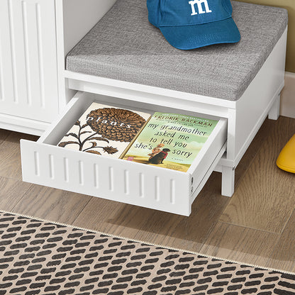 SoBuy | Schuhbank mit Sitzfläche | Schuhkipper | Schuhregal | Kinder Schuhschrank | FSR172-W