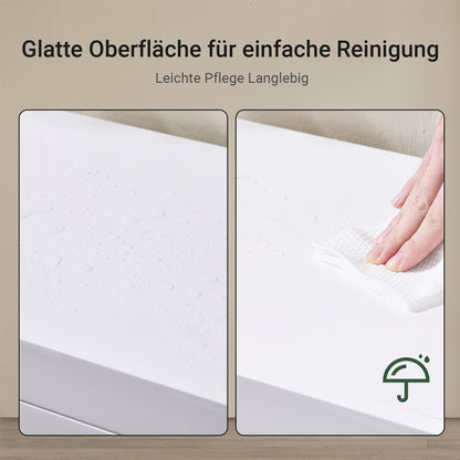 SoBuy | Schuhbank | Garderobenbank | Sitzbank mit Stauraum | Dielenbank | Weiß | FSR178-W