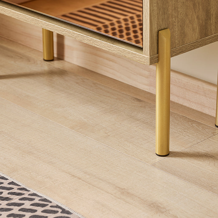 SoBuy | Schuhkipper mit 3 Klappen | Schuhschrank | Schuhregal | Golden Hochglanz | FSR181-H-G