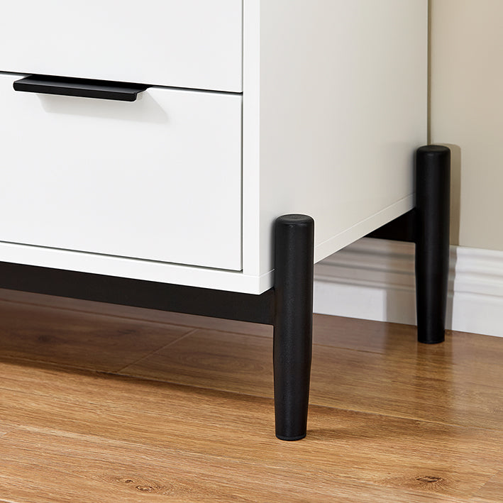 SoBuy | Schuhbank mit Sitzfläche | Sitzbank | Dielenbank mit Schiebetüren | Schuhtruhe | Weiß | FSR187-W