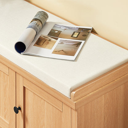 SoBuy | Schuhbank mit Sitzfläche | Garderobenbank | Sitzbank | Dielenbank | Natur| FSR188-N