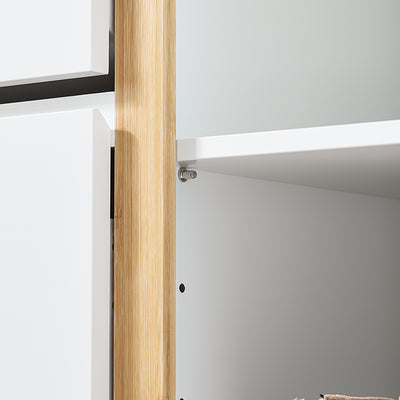 Vorverkauf | SoBuy | Schuhkipper | Schuhschrank mit 3 Klappen | Schuhkommode Weiß | FSR189-WN