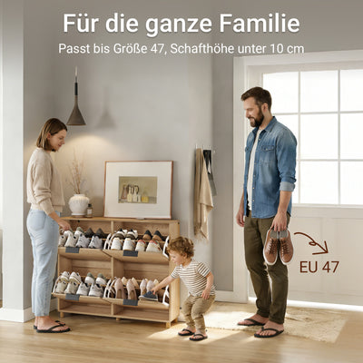 SoBuy schuhschrank schmal 24cm breit Farbe Holz Maße 100x24x83cm FSR214-N