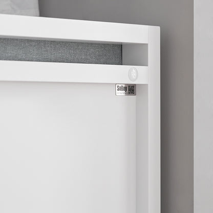 SoBuy | Sitzbank mit 2 Schubladen | Bettbank | Weiß | FSR74-W