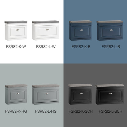 SoBuy | Schuhkipper | Schuhbank | Sitzbank | Schuhkommode | Schuhschrank Schwarz | FSR82-K-SCH