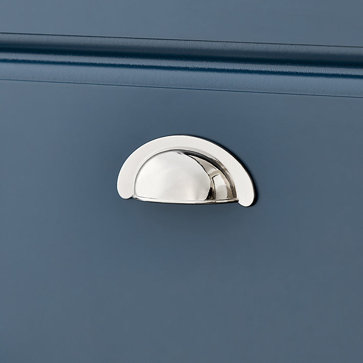 SoBuy | Schuhkipper | Schuhschrank mit 3 Klappen | Schuhkommode Blau | FSR94-B