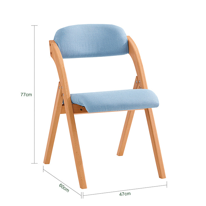 SoBuy | Klappstuhl | Küchenstuh l Schreibtischstuhl | Blau | FST92-BL