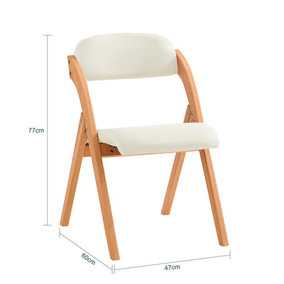 SoBuy | Klappstuhl | Küchenstuh l Schreibtischstuhl | Weiß | FST92-W