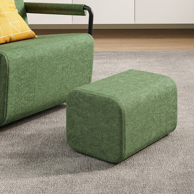 SoBuy | Sofa | Relax-Sessel mit Hocker | Dark Green | 59×74×78 cm | FST99-SY
