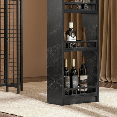 SoBuy | Bartisch | Esstisch | Küchentisch | Balkontisch | Schwarz | FWT100-SCH