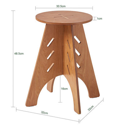 SoBuy | Beistelltisch mit Zapfenverbindungen | Kaffeetisch | Couchtisch | Braun | HFBT01-K-BR