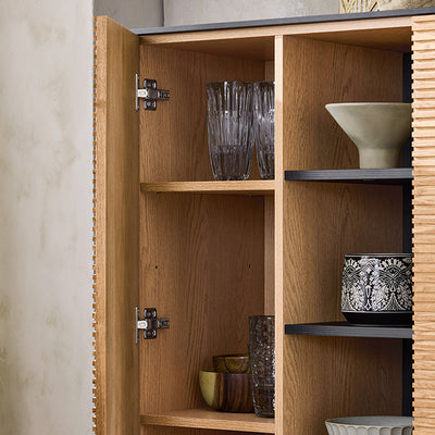 SoBuy | Sideboard | Küchenschrank | Flurschrank | Aufbewahrungsschrank | Buffet | HFSB04-SCH