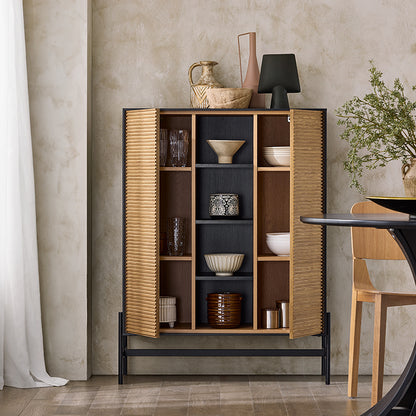 SoBuy | Sideboard | Küchenschrank | Flurschrank | Aufbewahrungsschrank | Buffet | HFSB04-SCH