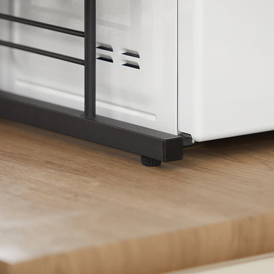 SoBuy | Mikrowellenregal | Mikrowellenhalter | Küchenregal | KCR08-PF