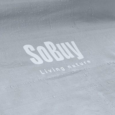 SoBuy | Fahrradgarage wetterfest für 1-2 Fahrräder | 120x163x176cm | KLS11-K