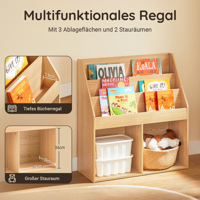 SoBuy | Kinderregal | Zeitungsständer | Aufbewahrungsregal | für Kinder | KMB01-N