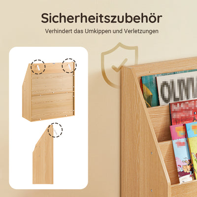 SoBuy | Kinderregal | Zeitungsständer | Aufbewahrungsregal | für Kinder | KMB01-N