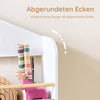 SoBuy | Bücherregal Kinder | Kinderregal | mit 4 Ablagen | KMB121-WN