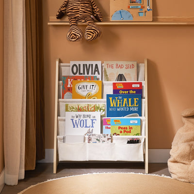 SoBuy | Kinderbücherregal | Zeitungsständer | für Kinder | Natur | KMB50-N