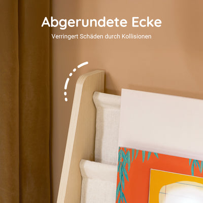 SoBuy | Kinderbücherregal | Zeitungsständer | für Kinder | Natur | KMB50-N