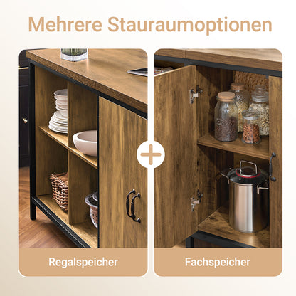SoBuy | Kommode | Buffet | Kücheninsel | Küchenschrank | KNL01-F