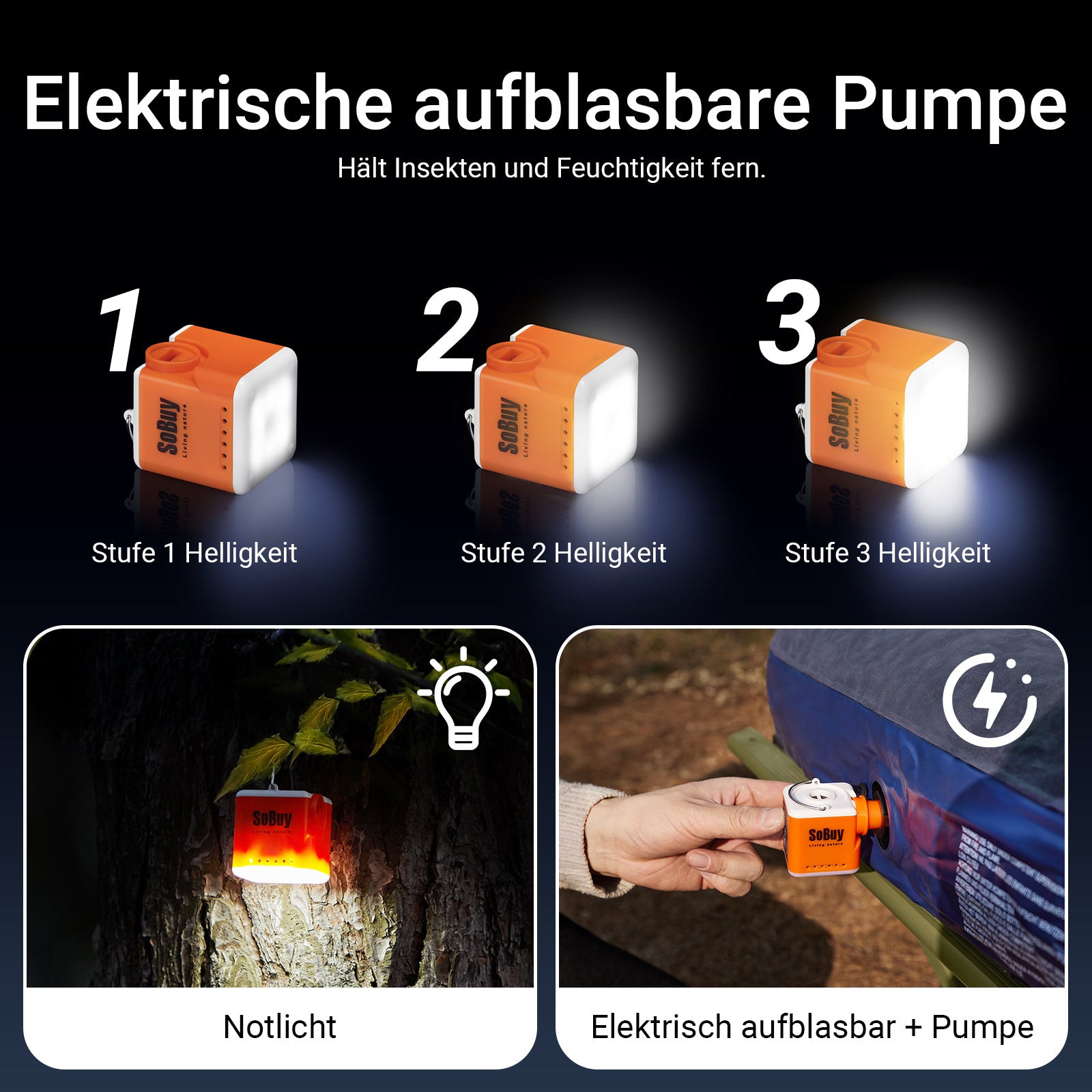 SoBuy | 7in1 Zelt Campingzelt 1 Person | Outdoor | Feldbett | Grün | 193x160x86cm | OGS32-GR