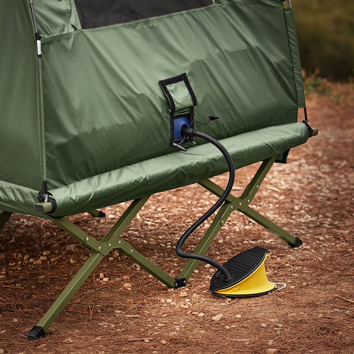 SoBuy | 4in1-Zelt Campingzelt | mit Tragetasche 2 Personen | Grün | 193x145x185cm | OGS61-L-GR