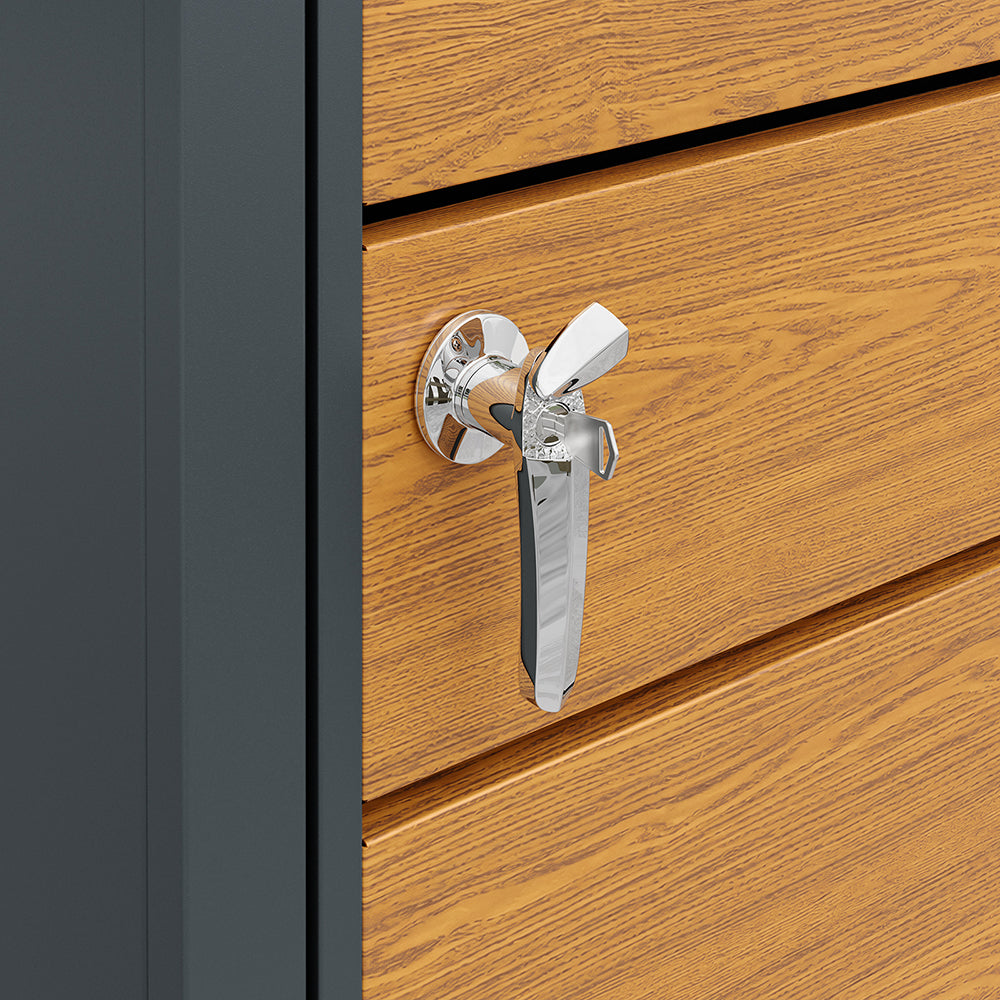 SoBuy | Mülltonnenboxen | 1er Mülltonnenbox 240l abschließbar | Dark Gray | 69×80×116 cm | OGS63-N