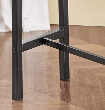 SoBuy | Bartisch mit 4 Stühlen | Bartisch set | Stehtisch | 5-teilig | OGT22-SCH