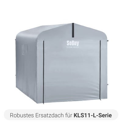 SoBuy | Robustes Ersatzdach | für SoBuy KLS11-L | 159x219x165cm | SDA12-SIL