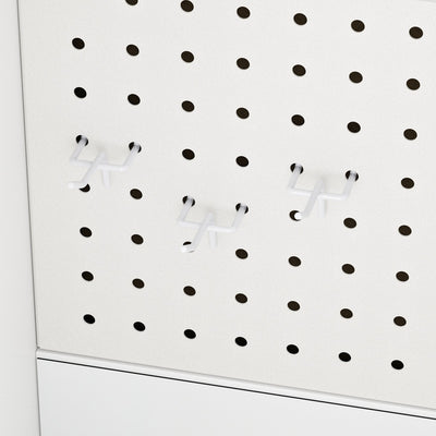 SoBuy | Wand Bücherregal | Wandschrank Weiß hängend mit offenen Fächern | Weiß | STR16-W