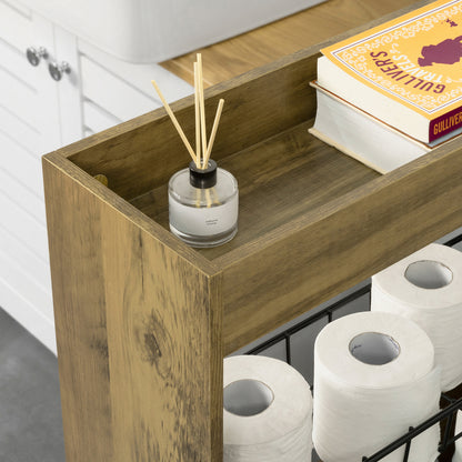 SoBuy | Nischenregal mit 3 Etagen | Küchenregal | Rollwagen | BZR46-N