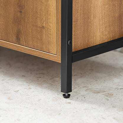 SoBuy | Waschbeckenunterschrank | Badezimmerschrank | Waschtisch | BZR63-PF