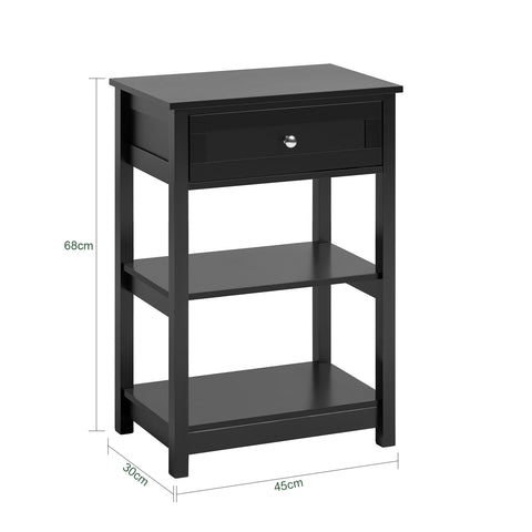 Sobuy | Bedtables | Pro ložnici | Konferenční stolek | Black Side Table | FBT46-SCH