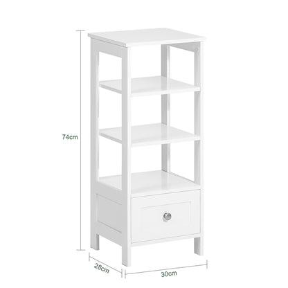 SoBuy | Beistelltisch hoch | Couchtisch | Sofatisch | FBT91-W