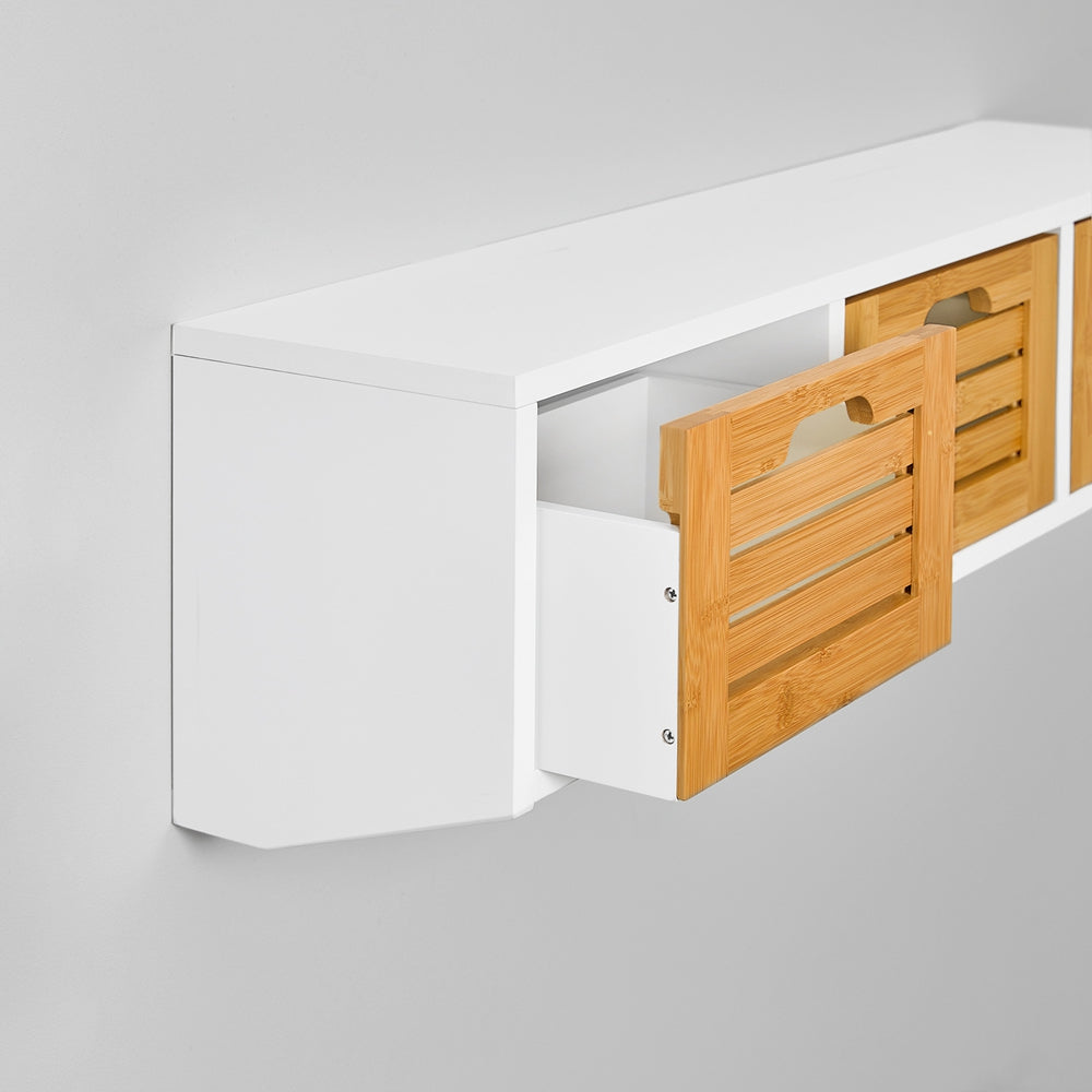 SoBuy | Wandgarderobe | Hängeregal | Flurgarderobe | FHK19-WN