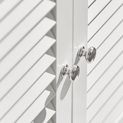 SoBuy | Waschbeckenunterschrank | Badezimmerunterschrank Weiß | FRG237-W