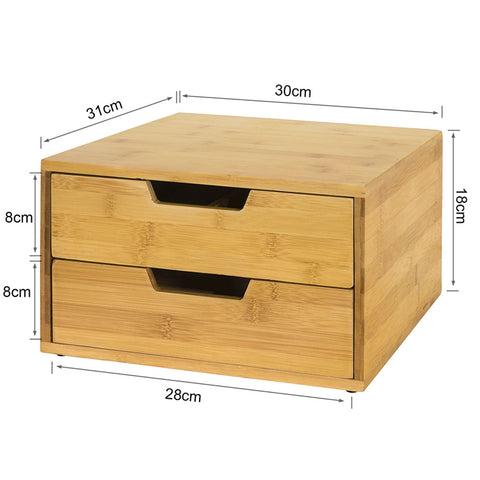 Sobuy | Kávová kapsle krabice | Úložný box | Schubladenbox Bamboo | FRG82-N