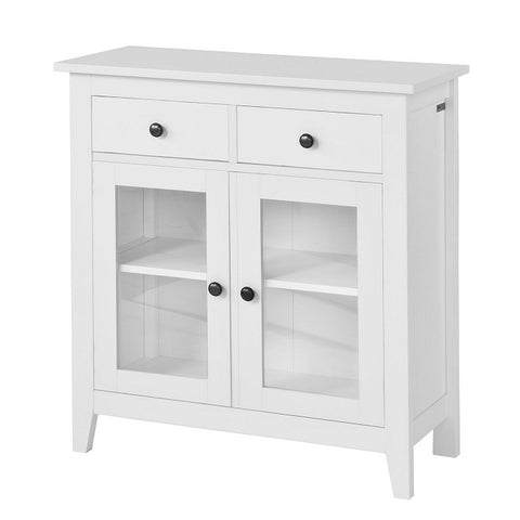 SoBuy | Sideboard Küche | Küchenschrank | Konsolentisch Weiß | FSB05-W