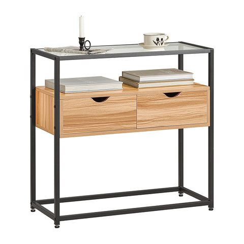 SoBuy | Beistelltisch | Sideboard | Flurtisch | Konsolentisch Natur | FSB54-N