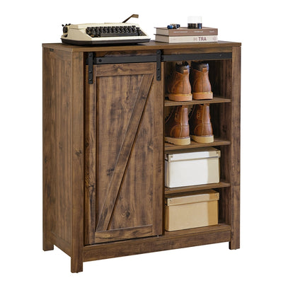 SoBuy | Sideboard mit Schiebetür | Kommode | Schuhschrank | Flurschrank | FSB59-N